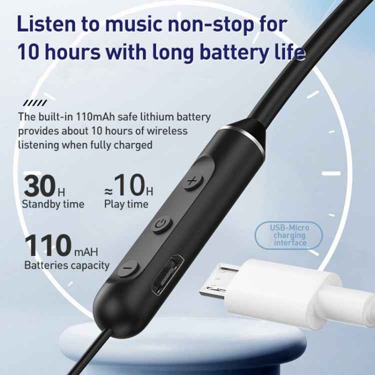 ZGA SP03 Neck-mounted Sports Bluetooth Earphone