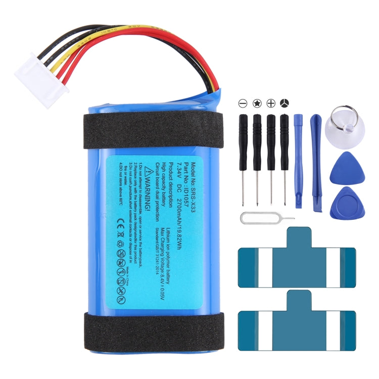 Battery Replacement, For Sony SRS-X30/XB3/XB30/XB43 ID659 ID659B 5200mAh, For Sony Sony SRS-X33 ST-03 2200mAh