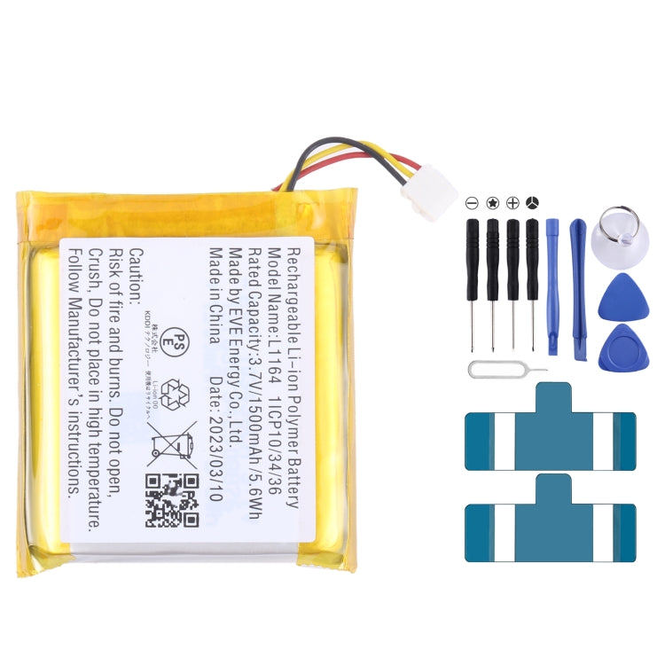 Reemplazo de batería, para Amazfit BIP S A1805 PL472020V 190mAh, para Amazfit EVE Ingenico Link 2500 P0750-LF 1250mAh, para Amazfit EVE L0922-LF 750mAh, para Amazfit EVE P0987 500mAh, para Amazfit EVE P0963 495mAh, para Amazfit EVE P0967 1100mAh...