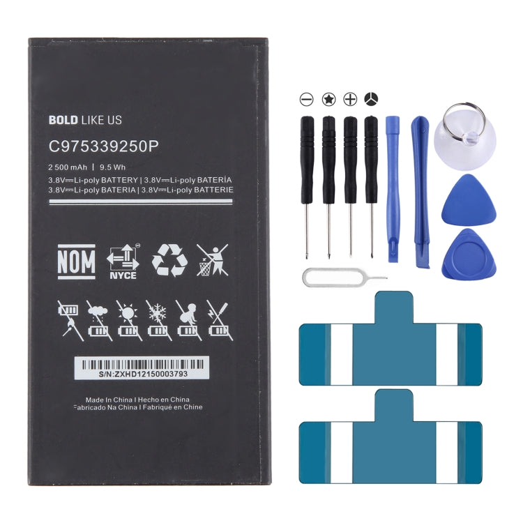 Battery Replacement, For BLU G71 G0430WW C976447500L 5000mAh, For BLU Dash X Plus LTE D0030UU C975339250P 2500mAh, For BLU C906646400L 4000mAh