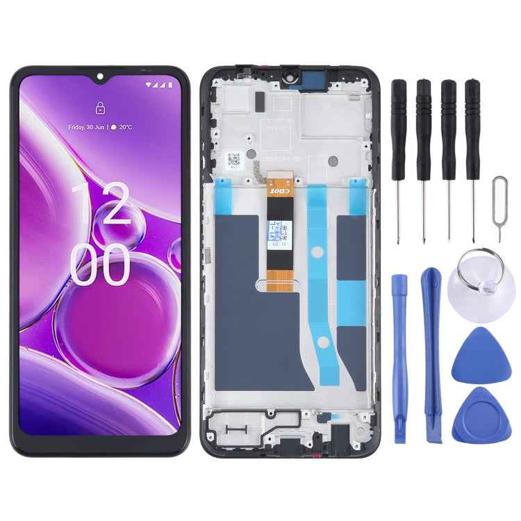 OEM LCD Screen Digitizer Full Assembly with Frame, For Nokia C210, For Nokia G310, For Nokia G42, For Nokia G60
