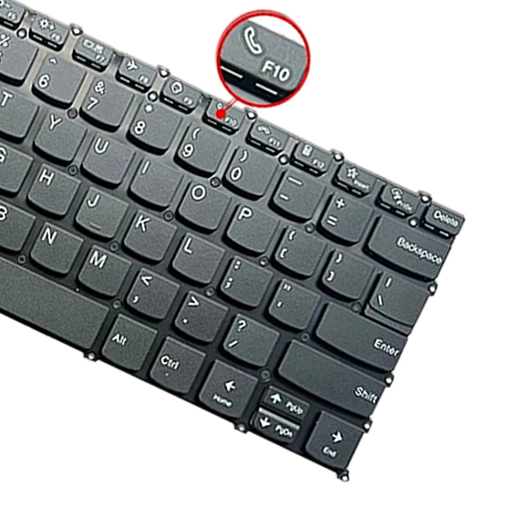 Clavier rétroéclairé pour ordinateur portable, version américaine, touche F10 avec icône de téléphone, pour Lenovo IdeaPad 5 / Yoga Slim 7 Pro (avec icône de téléphone)