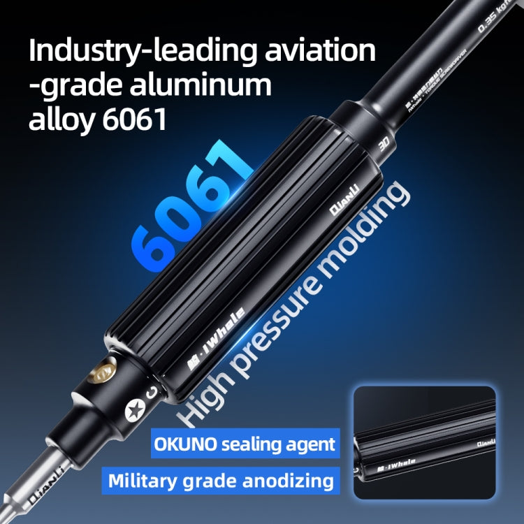 3 in 1 QianLi iWhale Special S2 Steel Magnetic Torque 3D Screwdriver