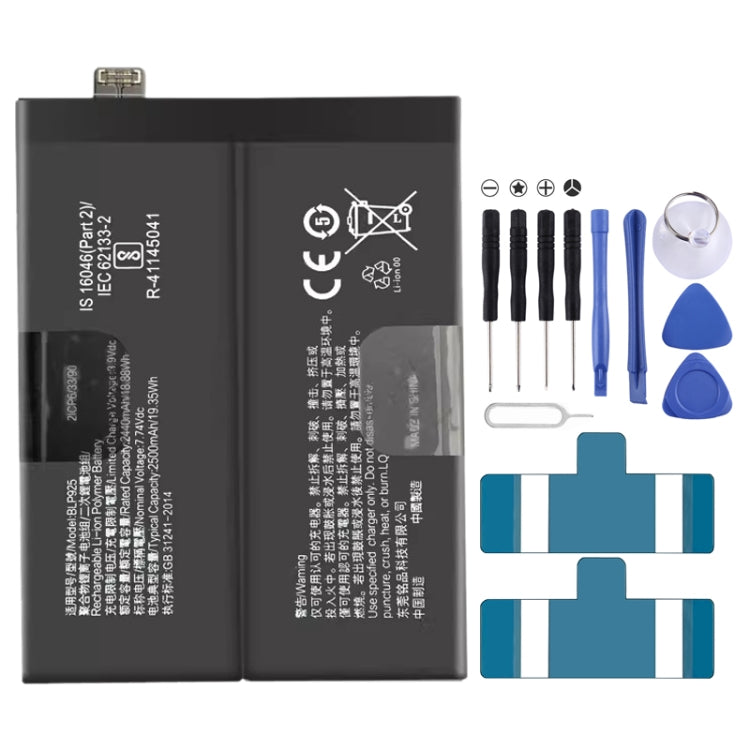 Reemplazo de batería, para OnePlus Nord CE 3 Lite / N30 5G BLP989 5000mAh, para OnePlus Nord 10R / ACE 2V BLP925 2500mAh, para OnePlus ACE 2 / 11 BLP975 2435mAh, para OnePlus ACE 2 Pro BLPA09, para OnePlus 10T / ACE Pro BLP945 4800mAh...