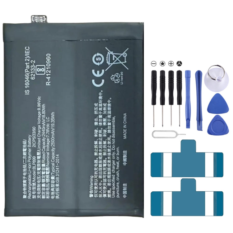 Reemplazo de batería, para OnePlus Nord CE 3 Lite / N30 5G BLP989 5000mAh, para OnePlus Nord 10R / ACE 2V BLP925 2500mAh, para OnePlus ACE 2 / 11 BLP975 2435mAh, para OnePlus ACE 2 Pro BLPA09, para OnePlus 10T / ACE Pro BLP945 4800mAh...