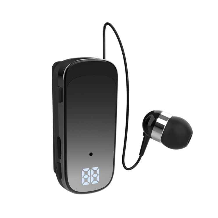 K65 Business Lavalier Retractable Cable Bluetooth Earphone