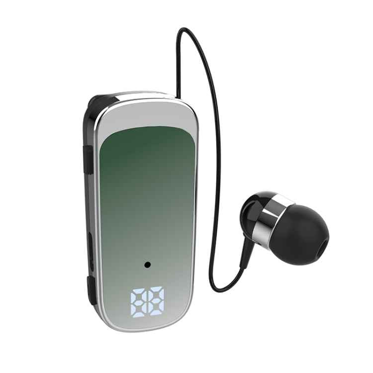 K65 Business Lavalier Retractable Cable Bluetooth Earphone