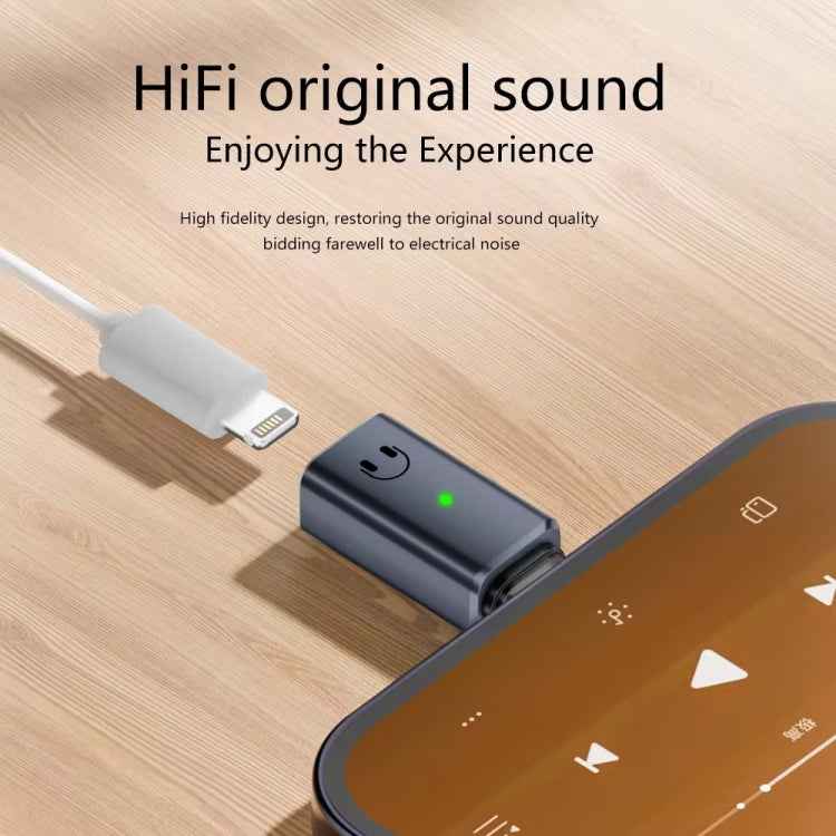 8 Pin Female to Type-C Male Adapter Hi-Fi Audio Sound Card Connector