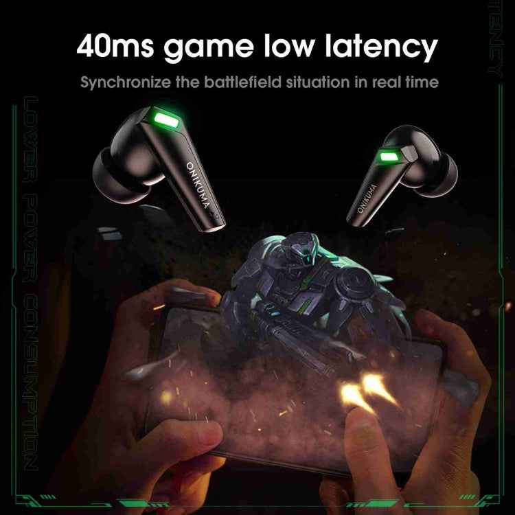 ONIKUMA T308 TWS Wireless Bluetooth 5.3 Earphone with Mic