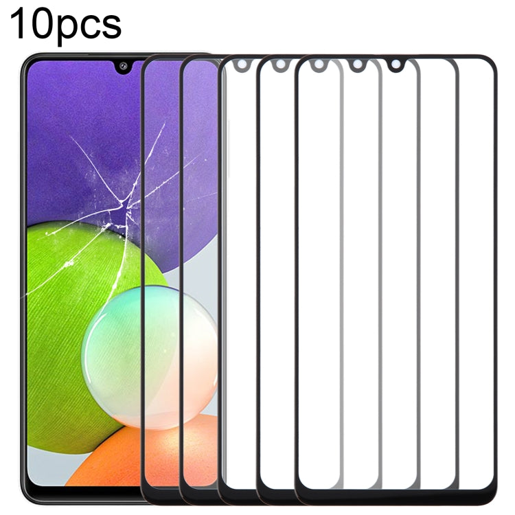 10pcs Front Screen Outer Glass Lens with OCA Optically Clear Adhesive