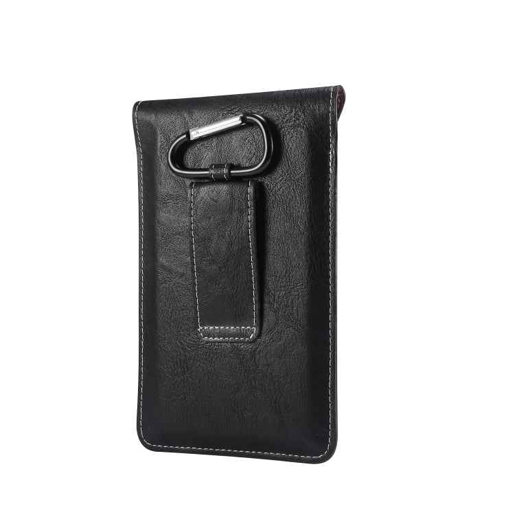 Elephant Texture Men Leisure Simple Universal Mobile Phone Waist Pack Leather Case with Card Slot, Suitable for 6.7-6.9 inch Smartphones, For iPhone 12 Pro Max