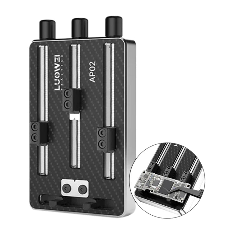 Accesorio de placa base de fibra de carbono triaxial de alta temperatura Luowei LW-AP02