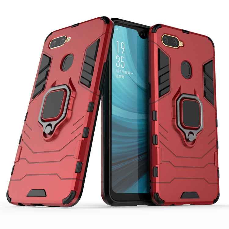 Shockproof PC + TPU Protective Case with Magnetic Ring Holder, For iPhone 12 mini, For OPPO A7 / A12, For Vivo iQOO Z1x, For Vivo X50 Pro+, For OnePlus Nord, For OPPO A72 5G, For Galaxy M01