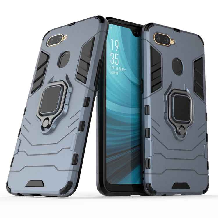 Shockproof PC + TPU Protective Case with Magnetic Ring Holder, For iPhone 12 mini, For OPPO A7 / A12, For Vivo iQOO Z1x, For Vivo X50 Pro+, For OnePlus Nord, For OPPO A72 5G, For Galaxy M01