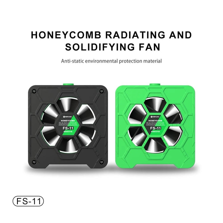 Mijing FS-11 Cooling + UV Curing + Smoke Extraction Honeycomb Radiating Fan