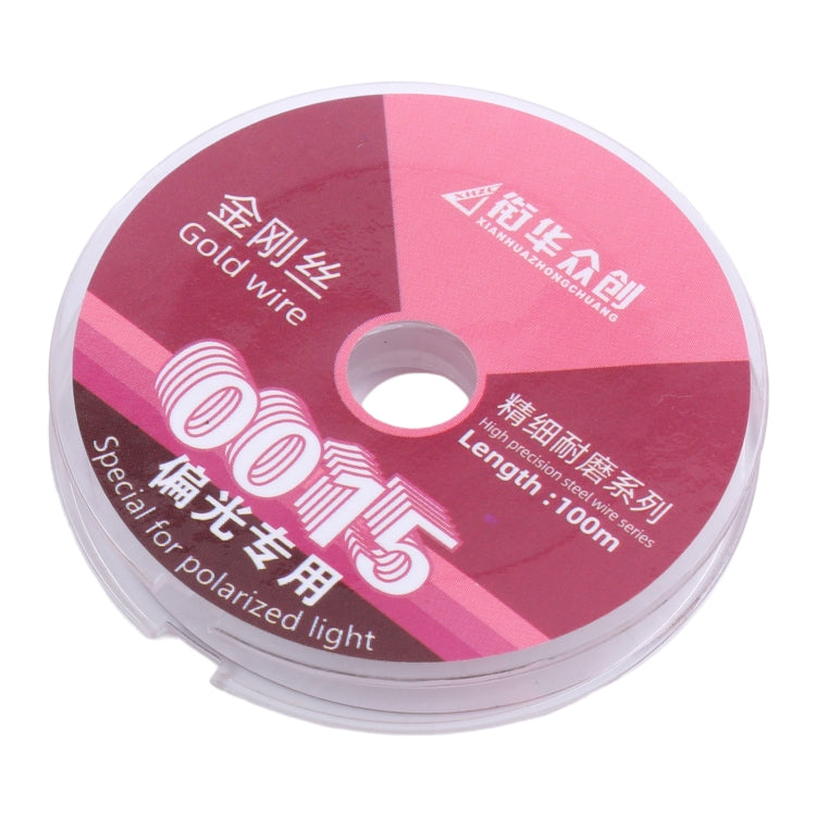 LCD Filter Polarizing Films Separation Diamond Wire, 0.015mm x 100m(For LCD Filter Films)