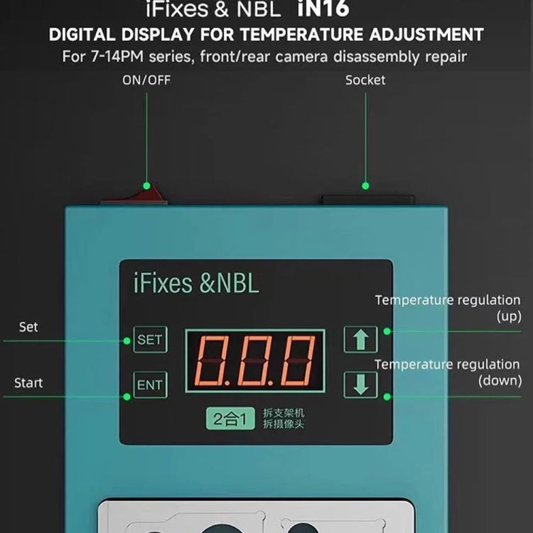 iFixes Bracket & Camera Disassembly Repair Heating Platform for iPhone 7-14 Pro Max