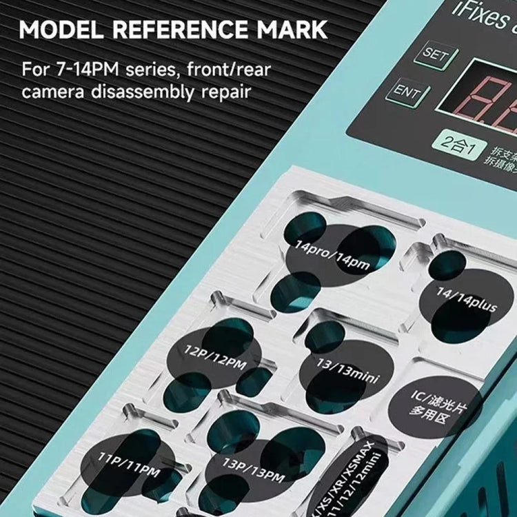 iFixes Bracket & Camera Disassembly Repair Heating Platform for iPhone 7-14 Pro Max