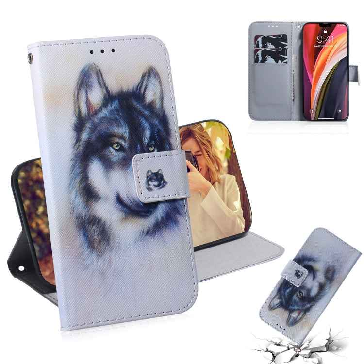 Coloured Drawing Horizontal Flip Leather Case, with Holder & Card Slots & Wallet, For iPhone 12 mini, For iPhone 12 / 12 Pro, For iPhone 12 Pro Max, For LG K41S