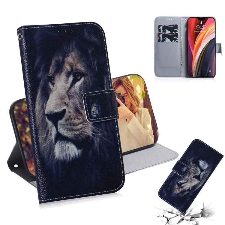 Coloured Drawing Horizontal Flip Leather Case, with Holder & Card Slots & Wallet, For iPhone 12 mini, For iPhone 12 / 12 Pro, For iPhone 12 Pro Max, For LG K41S