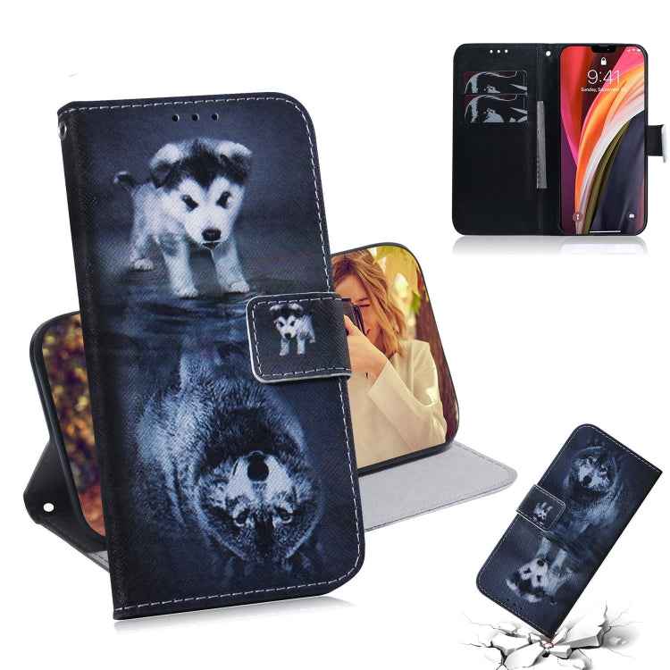 Coloured Drawing Horizontal Flip Leather Case, with Holder & Card Slots & Wallet, For iPhone 12 mini, For iPhone 12 / 12 Pro, For iPhone 12 Pro Max, For LG K41S