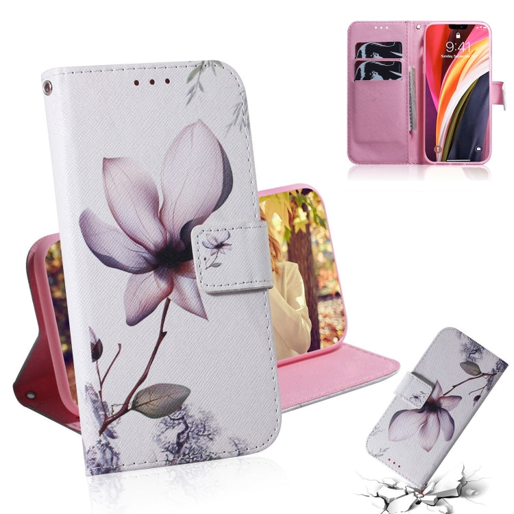 Coloured Drawing Horizontal Flip Leather Case, with Holder & Card Slots & Wallet, For iPhone 12 mini, For iPhone 12 / 12 Pro, For iPhone 12 Pro Max, For LG K41S