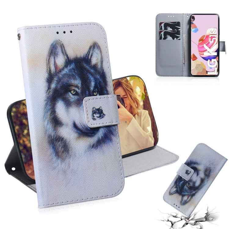 Coloured Drawing Horizontal Flip Leather Case, with Holder & Card Slots & Wallet, For iPhone 12 mini, For iPhone 12 / 12 Pro, For iPhone 12 Pro Max, For LG K41S