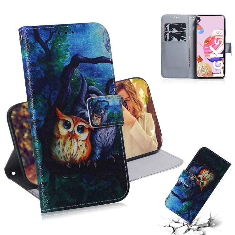 Coloured Drawing Horizontal Flip Leather Case, with Holder & Card Slots & Wallet, For iPhone 12 mini, For iPhone 12 / 12 Pro, For iPhone 12 Pro Max, For LG K41S