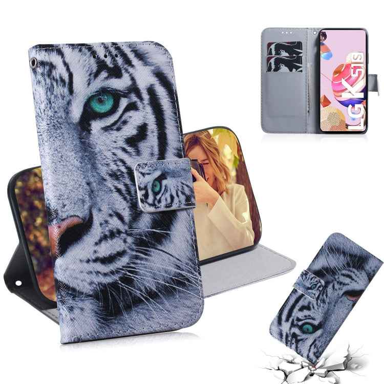 Coloured Drawing Horizontal Flip Leather Case, with Holder & Card Slots & Wallet, For iPhone 12 mini, For iPhone 12 / 12 Pro, For iPhone 12 Pro Max, For LG K41S