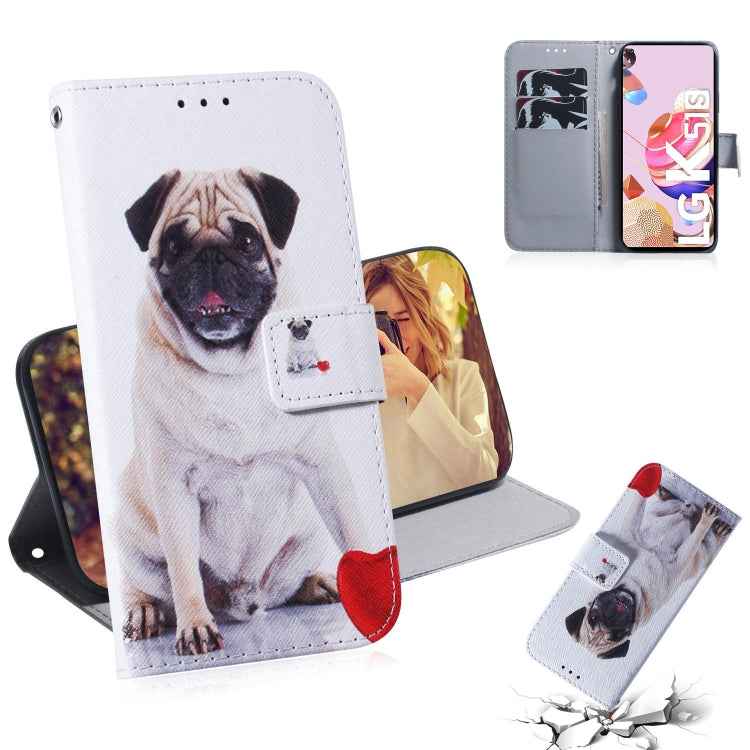 Coloured Drawing Horizontal Flip Leather Case, with Holder & Card Slots & Wallet, For iPhone 12 mini, For iPhone 12 / 12 Pro, For iPhone 12 Pro Max, For LG K41S