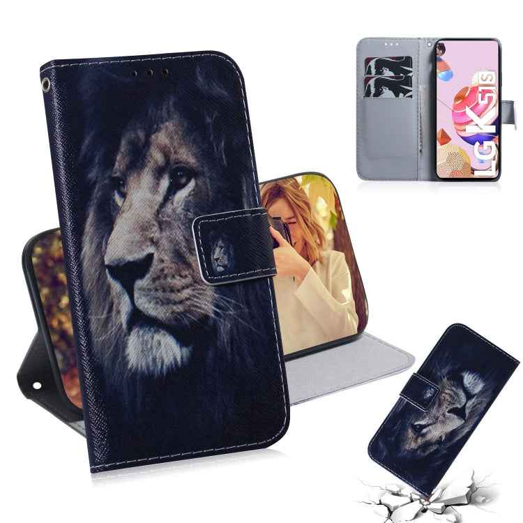 Coloured Drawing Horizontal Flip Leather Case, with Holder & Card Slots & Wallet, For iPhone 12 mini, For iPhone 12 / 12 Pro, For iPhone 12 Pro Max, For LG K41S