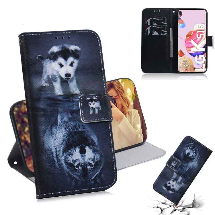 Coloured Drawing Horizontal Flip Leather Case, with Holder & Card Slots & Wallet, For iPhone 12 mini, For iPhone 12 / 12 Pro, For iPhone 12 Pro Max, For LG K41S
