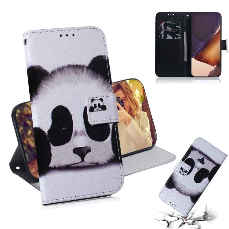 Coloured Drawing Horizontal Flip Leather Case, with Holder & Card Slots & Wallet, For Samsung Galaxy Note 20, For Samsung Galaxy Note 20 Ultra