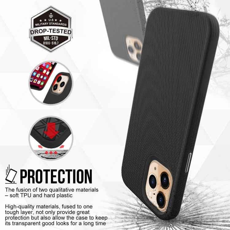 Triangle Armor Texture TPU + PC Case, For iPhone 12 mini, For iPhone 12 / 12 Pro, For iPhone 12 Pro Max