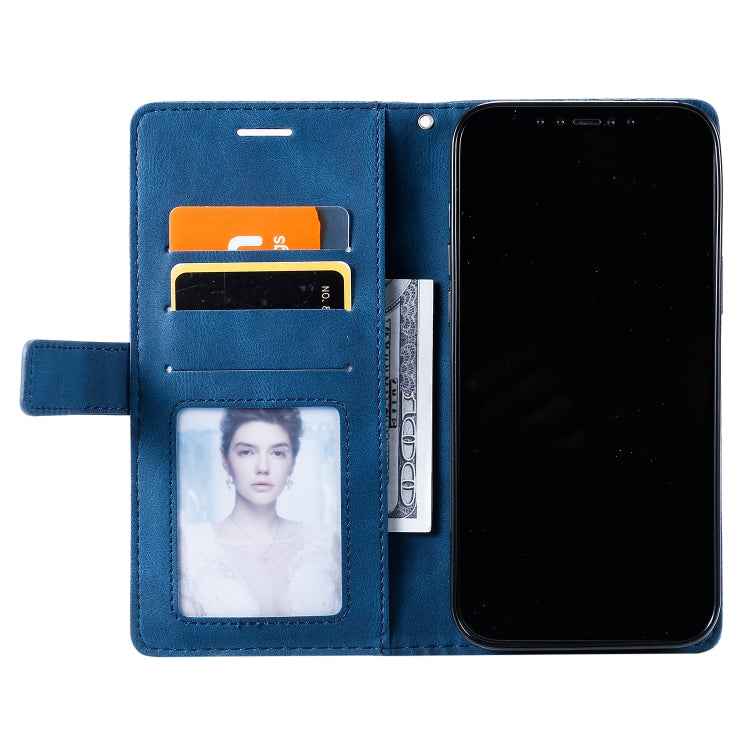 Skin Feel Splicing Horizontal Flip Leather Case with Holder & Card Slots & Wallet & Photo Frame, For iPhone 12 Pro Max, For iPhone 12 / 12 Pro, For iPhone 12 mini, For iPhone XR, For iPhone XS Max