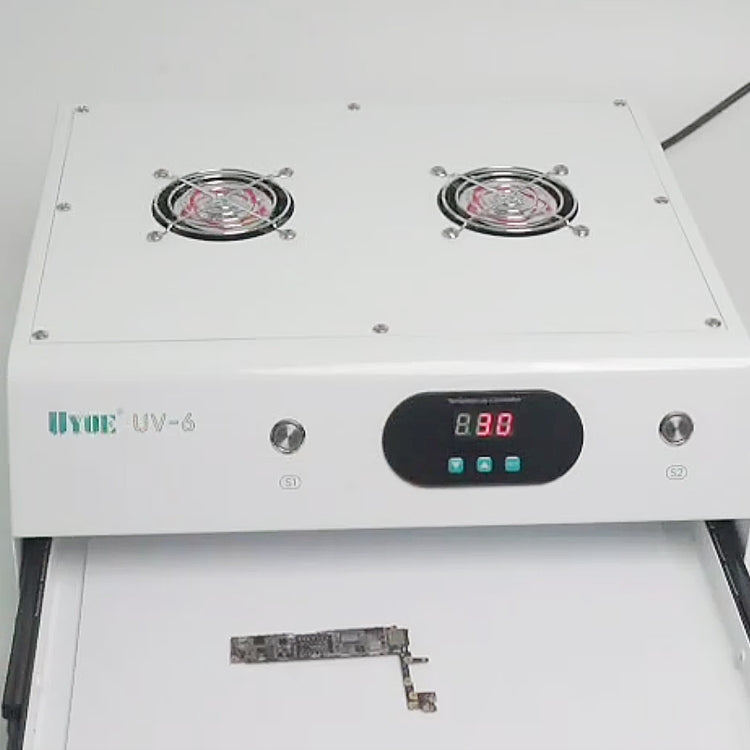 Uyue UV-6 15 inch Double Timing Intelligent Curing Lamp Mechanic for Phone / Pad