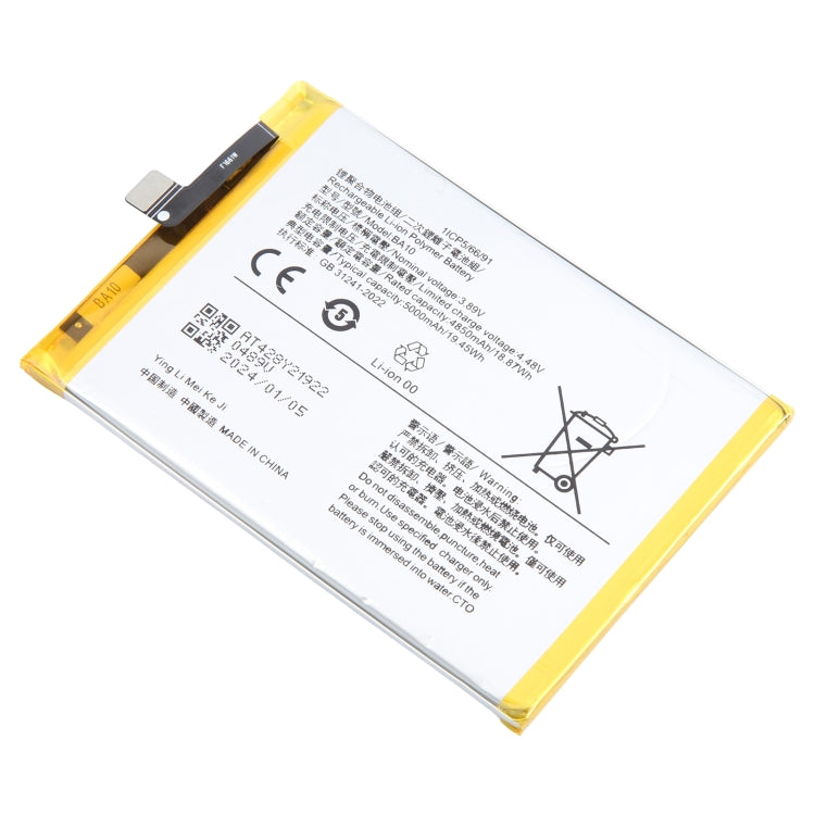 Remplacement de batterie Li-Polymère, pour vivo Y17s BA10 5000mAh, pour vivo S17 Pro B-Z8 4600mAh, pour vivo S17 B-Z7 4600mAh, pour vivo Y78 B-Z5 5000mAh, pour vivo V27e B-Y2 4600mAh, pour vivo Y35 5G V2230A B-Y1 5000mAh, pour vivo Y02 B-W1 5000mAh ...
