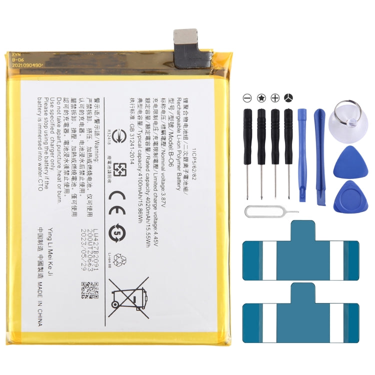 Remplacement de batterie Li-Polymère, pour vivo Y17s BA10 5000mAh, pour vivo S17 Pro B-Z8 4600mAh, pour vivo S17 B-Z7 4600mAh, pour vivo Y78 B-Z5 5000mAh, pour vivo V27e B-Y2 4600mAh, pour vivo Y35 5G V2230A B-Y1 5000mAh, pour vivo Y02 B-W1 5000mAh ...