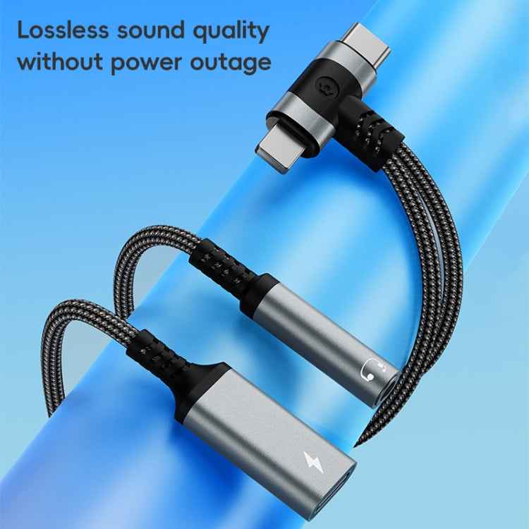 4 in 1 8 Pin / Type-C to Type-C, 3.5mm Audio Adapter Cable