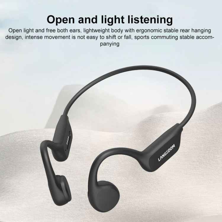 Langsdom BE17 Bone Conduction Waterproof Bluetooth Sports Earphone