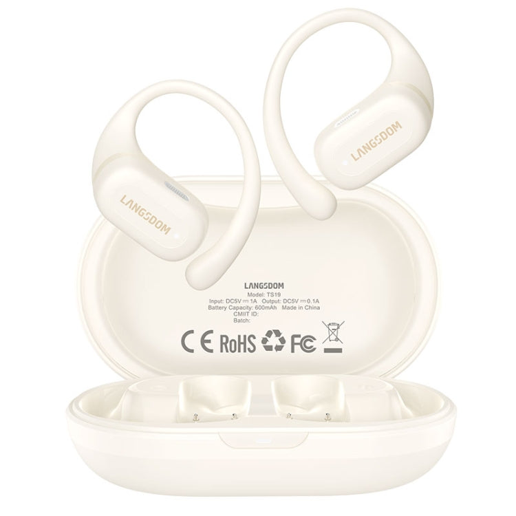 Langsdom TS19 Ear-mounted ENC Noise Reduction Wireless Bluetooth Earphone