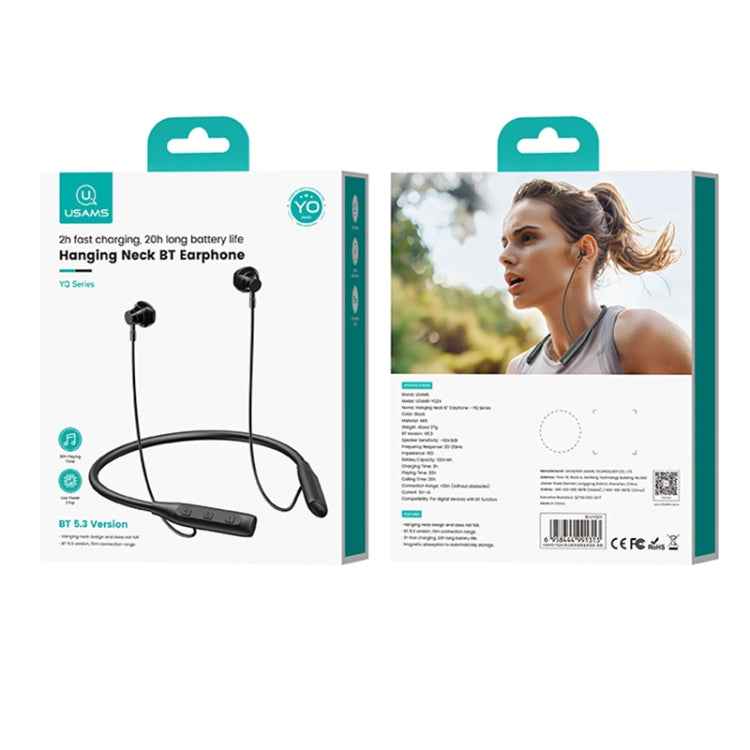 USAMS YQ24 YQ Series BT5.3 Neck-mounted Sports Bluetooth Earphone