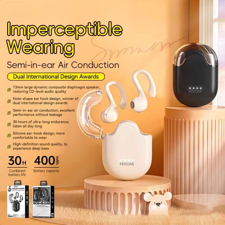 WK WS-03 Yindou Ear-mounted Air Conduction Bluetooth Earphone