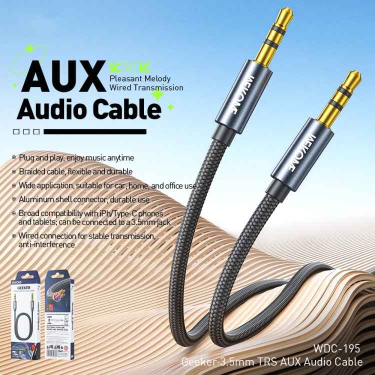 WK WDC-195 1m Geeker 3.5mm TRS AUX Audio Cable