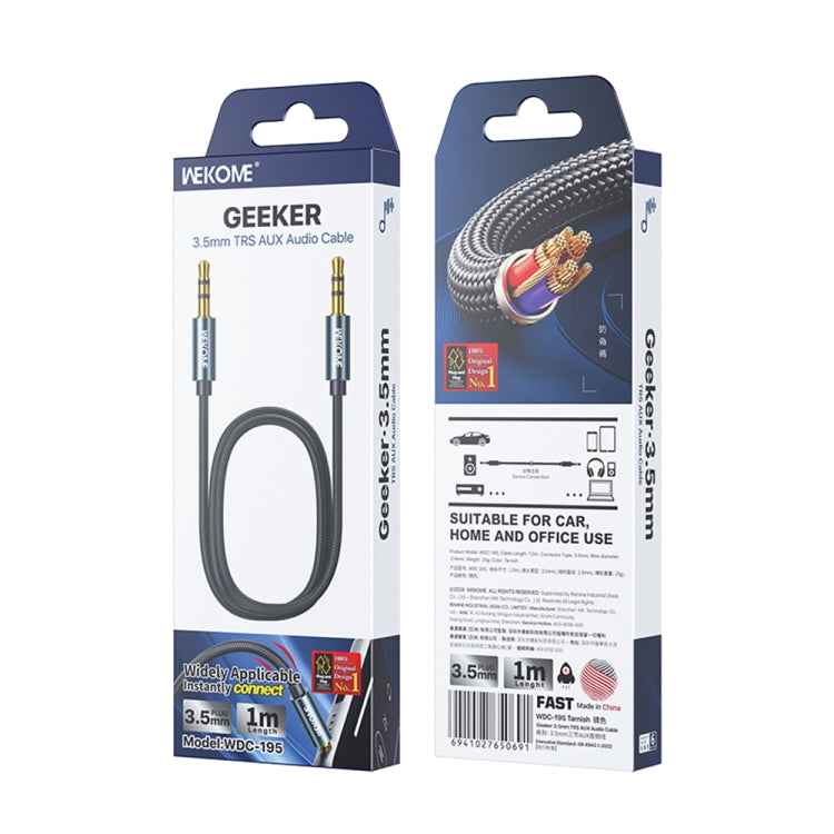 WK WDC-195 1m Geeker 3.5mm TRS AUX Audio Cable