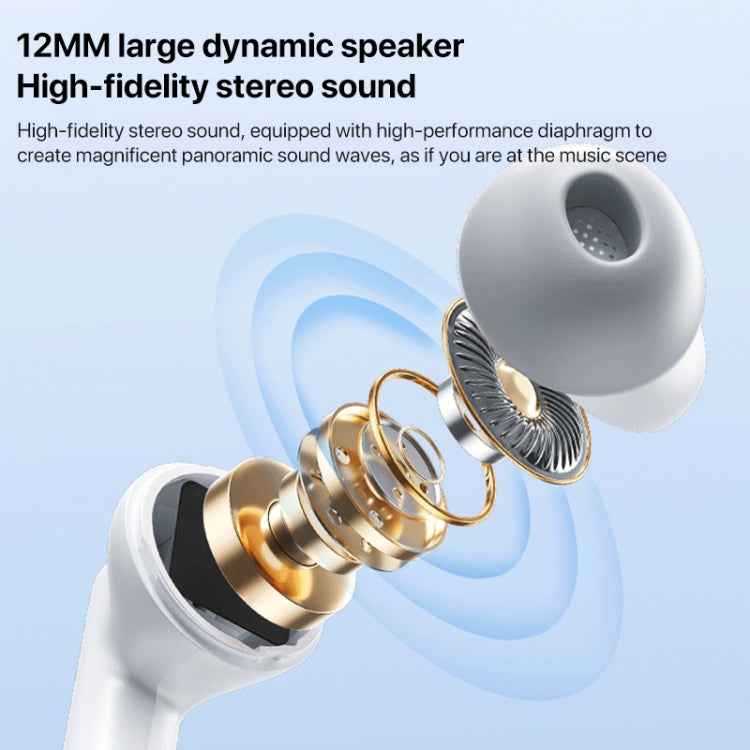 WEKOME Beluga S12 Audyhle ENC Noise Reduction Wireless Earphones with Smart Color Screen