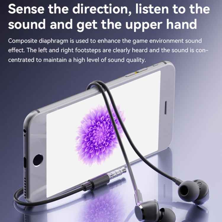 Yesido YH53 3.5mm In-Ear Wired Earphone, Length: 1.2m