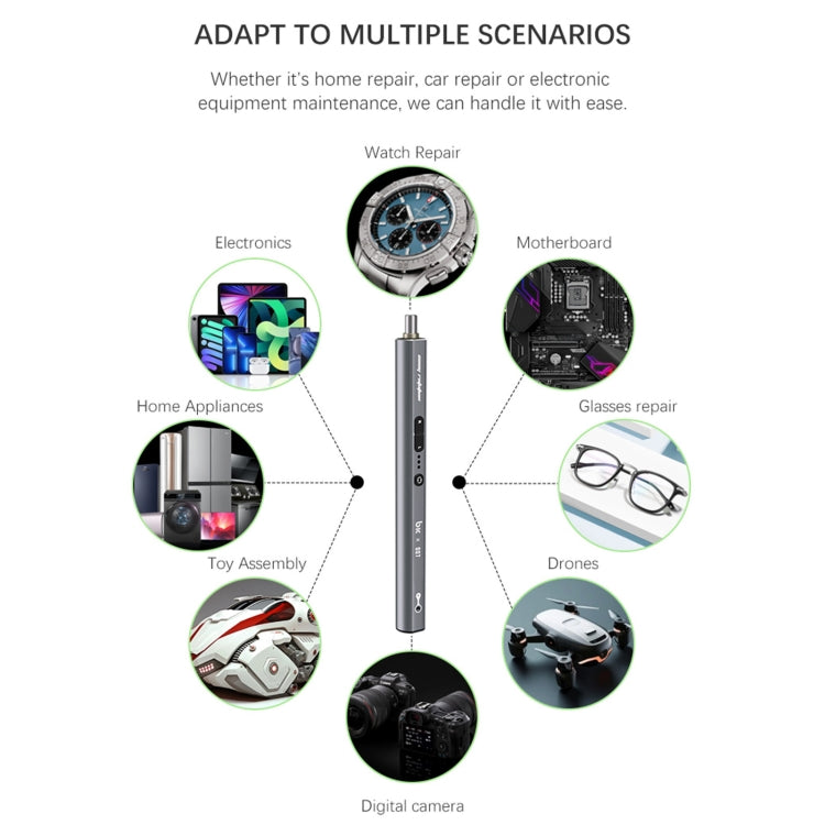 TBK 007 Adjustable Multifunctional Grinding Screwdriver Set