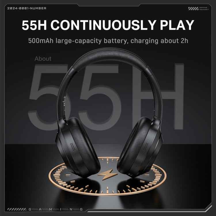 ONIKUMA GT811 Head-mounted Dual Noise Reduction Wireless Bluetooth Earphone