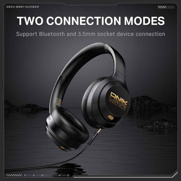 ONIKUMA GT811 Head-mounted Dual Noise Reduction Wireless Bluetooth Earphone